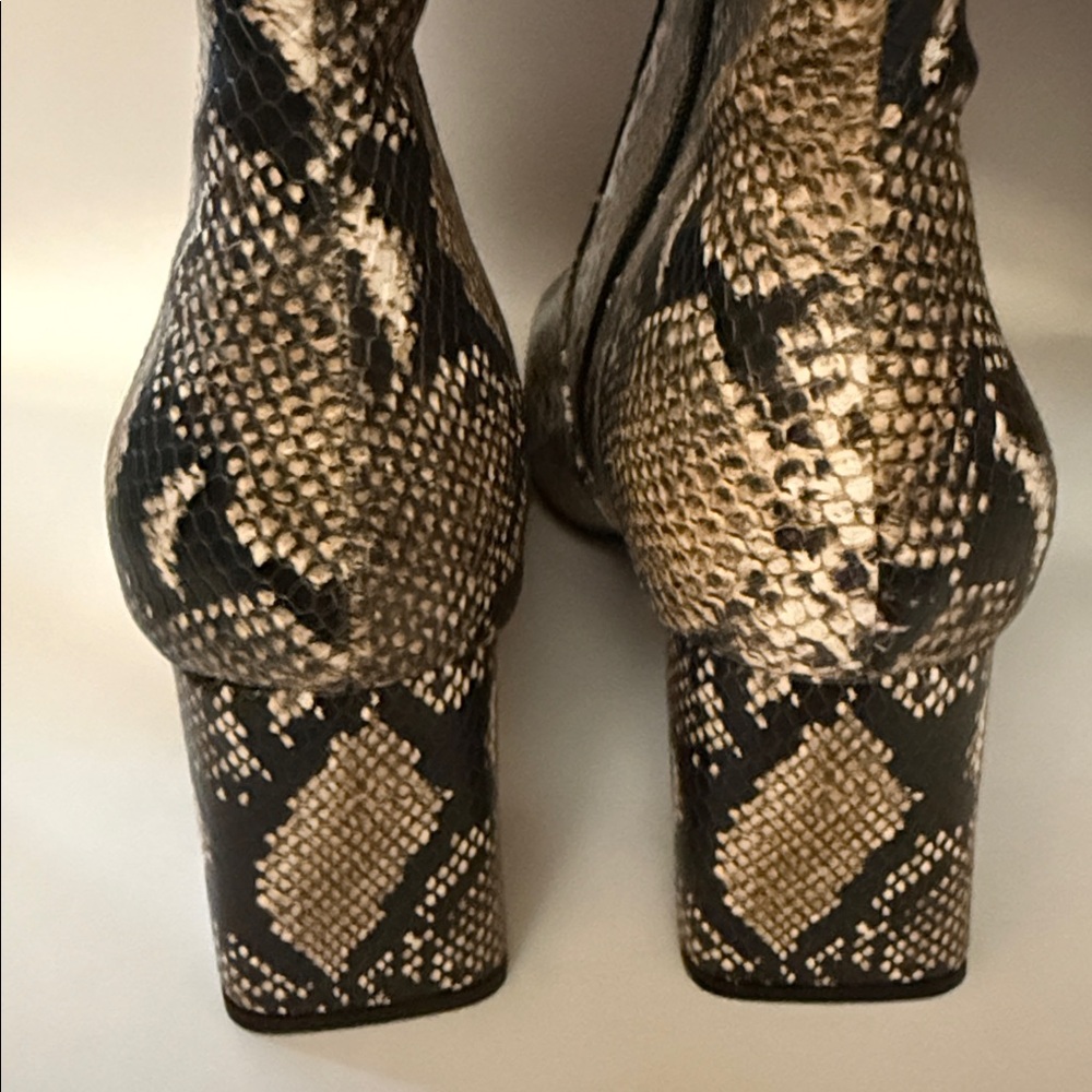 Eloquii Chic Snakeskin Print Boots Knee High Wide Calf 
Size 12W - Picture 5 of 12